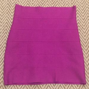 Poof Couture Electric Purple Bandage Skirt M